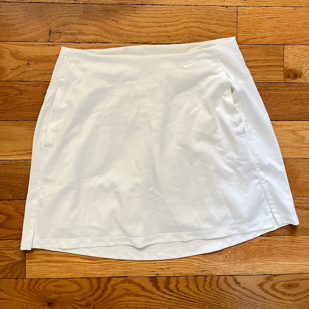 Nike White Athletic Skirt